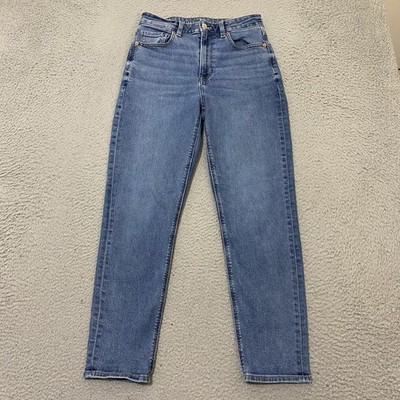 American Eagle Jeans Women s 6 Blue Mom Jeans Stretch Denim 27x27