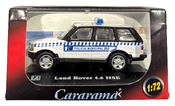 1:72 Scale Cararama 171XND Range Rover 4.6 HSE - POLICIA MUNICIPAL - BNIB