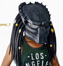 Alien Predator Full Face Mask Latex Helmet Costume Cosplay Props Gift Halloween
