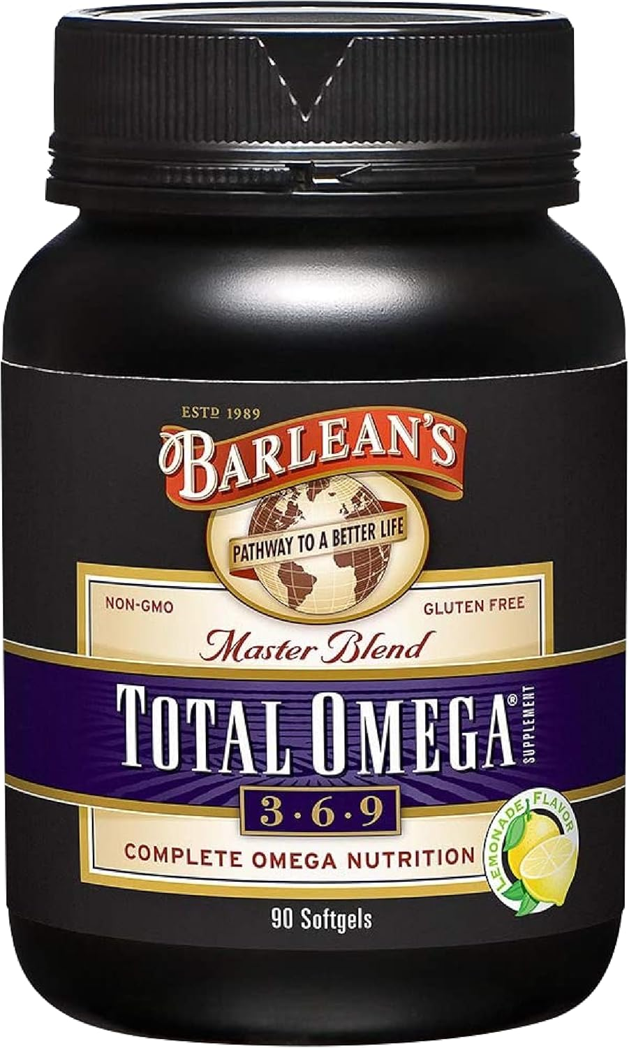 Total Omega 3 6 9 Softgels, Blended Fish Oil Supplement with Borage and Flaxseed