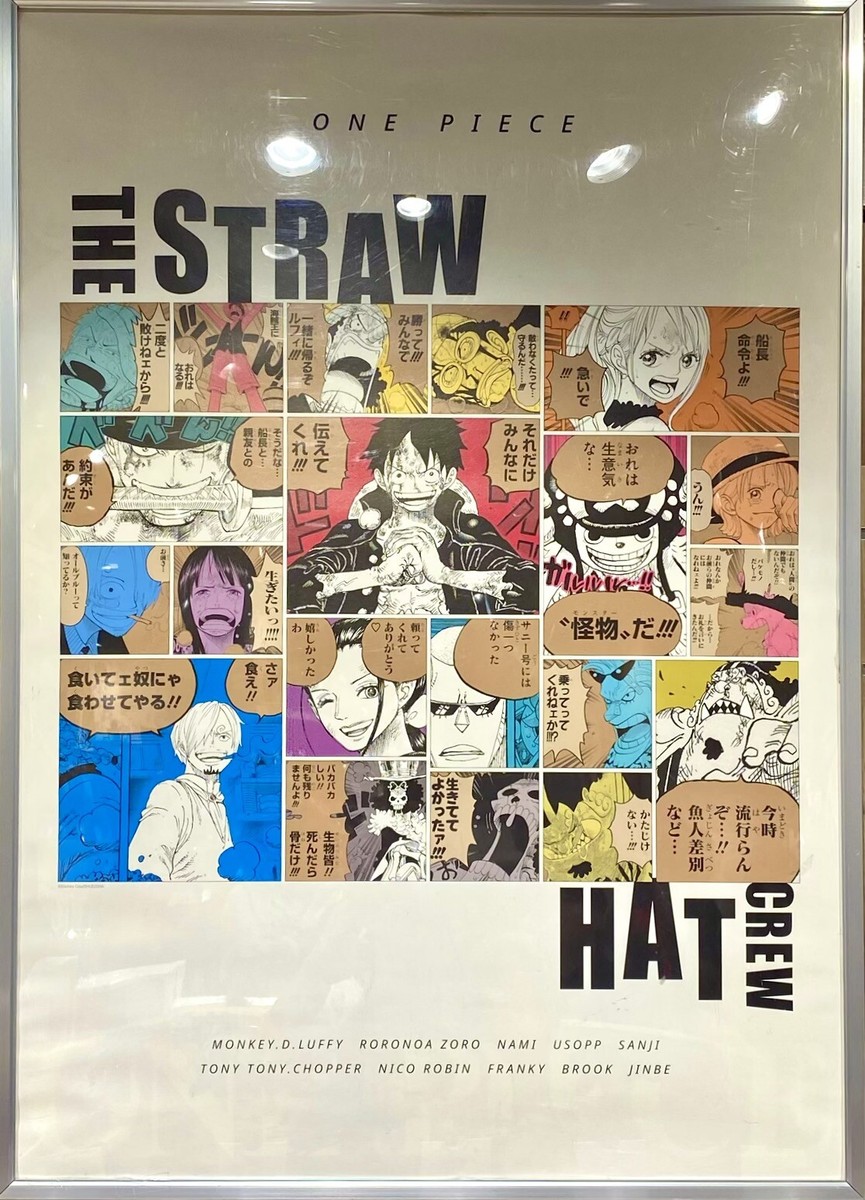One Piece Art Poster The Straw Hat Crew 594×841mm Manga Jump | eBay