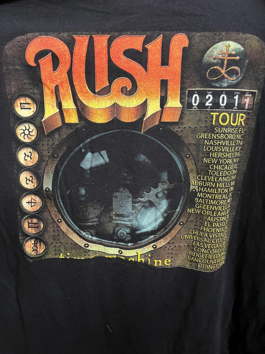 Rush Band Tour 2011 T-shirt - Rush Time Machine Tour - XL | eBay Rush Band Tour 2011 T-shirt - Rush Time Machine Tour - XL | eBay