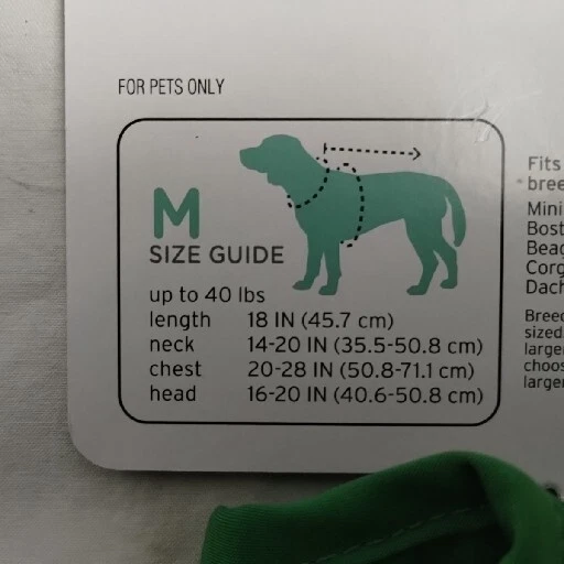 Ботинки и Barkley зеленый цветочный собаки и кошки платье размер средний домашних животных одежда совершенно новый - Изображение 4 из 4