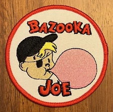 Bazooka Joe Bubble Gum Iron Sew Patch Vintage Style Retro Hat Cap