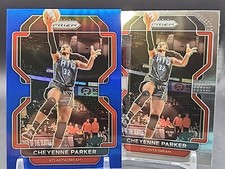 Cheyenne Parker - 2022 Prizm WNBA - Blue Prizm #/149 And Base - Atlanta Dream