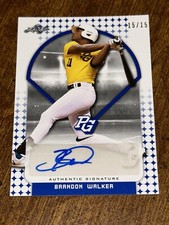 BRANDON WALKER 2018 Leaf PERFECT GAME (2) AUTOGRAPH #15/15, #24/25 FLORIDA ST