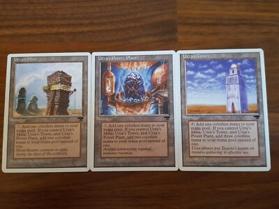 3x URZA'S MINE, KRAFTWERK, TOWER - verschiedene Sets - MTG - Magic the Gathering