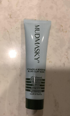 NEW/SEALED MUDMASKY VITAMIN-A BOOSTER BLUE CLAY MASK PH-BALANCED 2 FL. OZ FRANCE