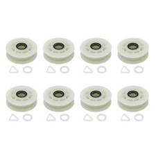 Upgrade Dryer Idler Pulley Wheel With Bearing 279640 8pcs Upgrade Dryer Idler Pulley Wheel With Bearing 279640 8pcs