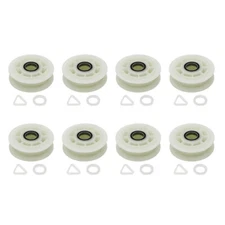 Upgrade Dryer Idler Pulley Wheel with Bearing  279640 (8PCS)