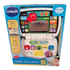 VTech Toddler Tech Laptop activity toy for ages 12-36 months NEW