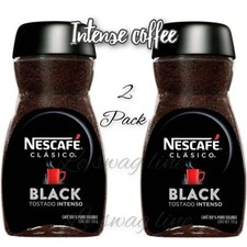 2 Pack NESCAFE BLACK ROAST  TOSTADO INTENSO INSTANT STRONG COFFEE 170G