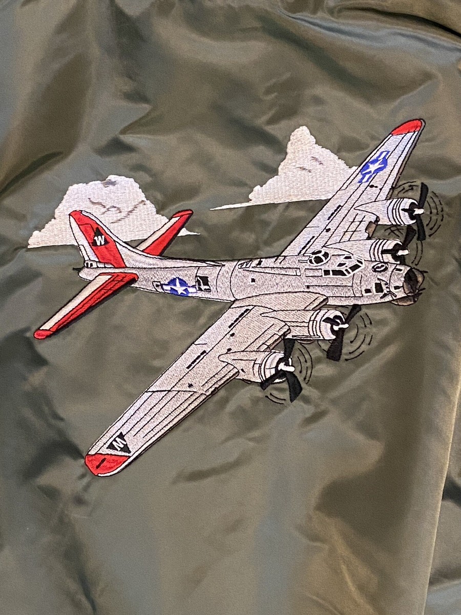 Vtg SPIEWAK USAF Green B-17 EAA Aviation Type 2 Flying XL