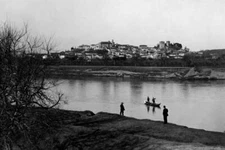 Italy Tuscany Fucecchio Arno River 1920-30 OLD PHOTO