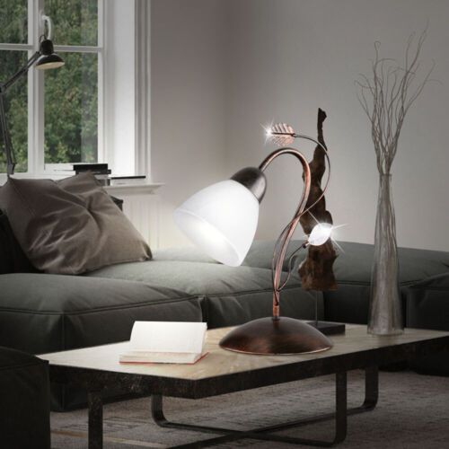 Landhaus Stil Tisch Beleuchtung Büro Lese Lampe Blätter Ranken Living-XXL - Bild 1 von 5
