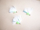 Troutflies Angelfliegen 6x Goldhead Black Blue Flash Größe 10 - Ohne Widerhaken