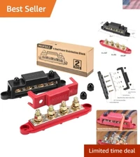 Versatile Stainless Steel Busbar for Car, RV, Yacht Power Systems - Neat Wiring