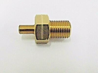 1/8'' BSP Stecker x 5 mm fein x 0,5 mm Steigung Stecker Reduzierstück Pneumatische Airbrush, Dachs usw.