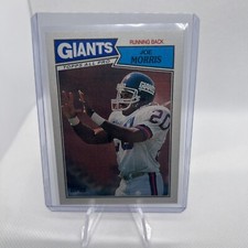 1987 Topps Joe Morris #11 FOOTBALL New York Giants