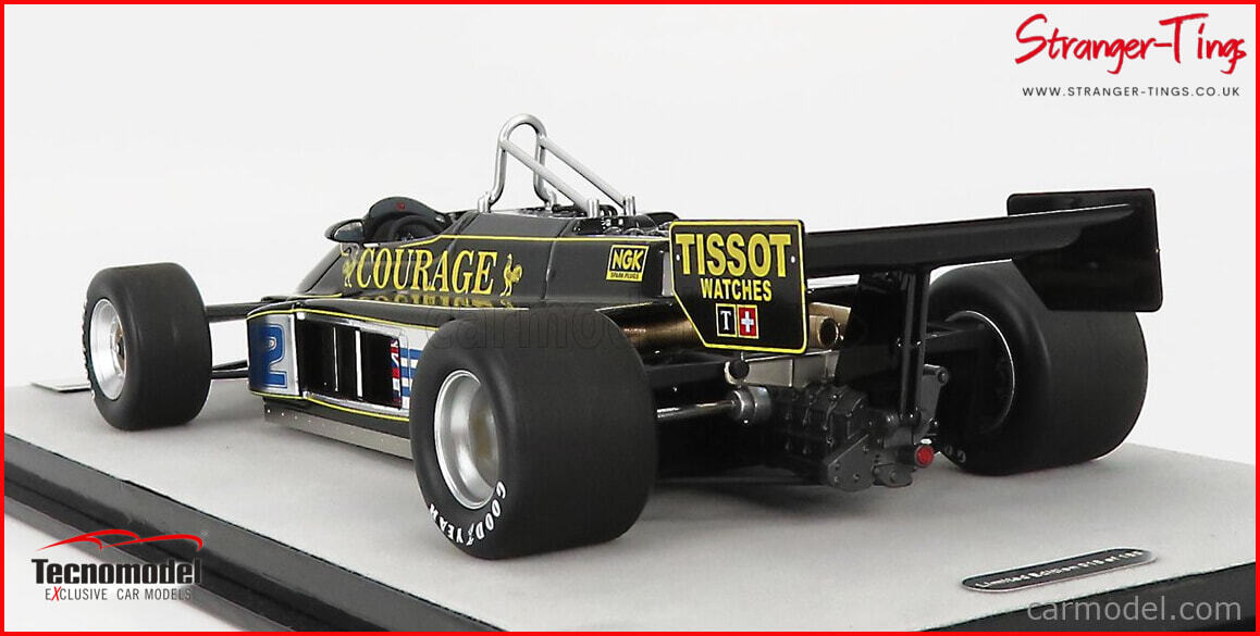 Tecnomodel Lotus 87 F1 JPS GP Las Vegas USA 1981 Mansell #12 LE of 220 1/18 New Tecnomodel Lotus 87 F1 JPS GP Las Vegas USA 1981 Mansell #12 LE of 220 1/18 New