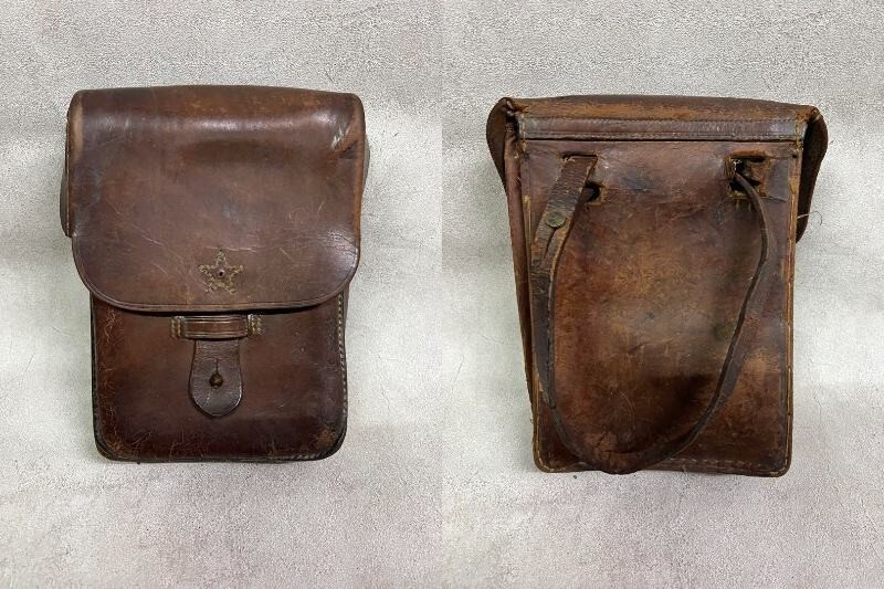 第二次世界対戦/通信兵革鞄/旧日本軍(ジャンク) 第二次世界対戦/通信