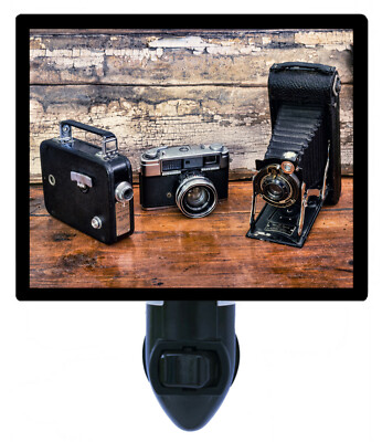 Photography Decorative Photo Night Light, Vintage Cameras