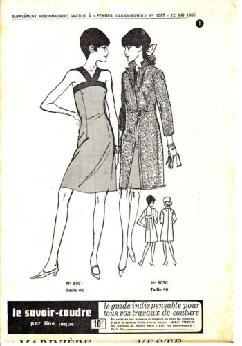 PATRON DE COUTURE 'Femmes d'aujourd'hui' manteau ou robe  taille 48 - Photo 1/1