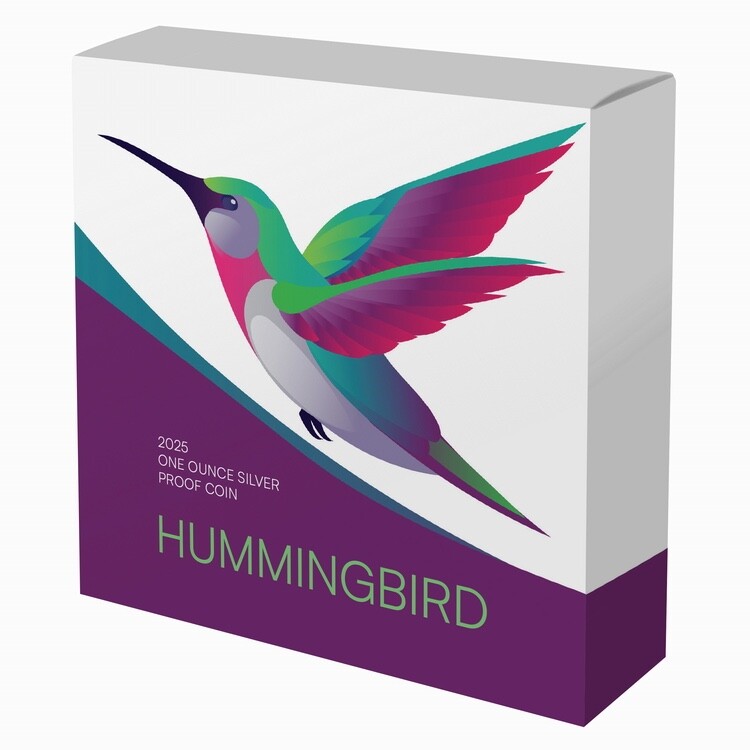 Niue 2025 Hypnotic HUMMINGBIRDS HIBISCUS 1 1 Oz Pure Silver Prf niue-2025-hypnotic-hummingbirds-hibiscus-1-1-oz-pure-silver-prf
