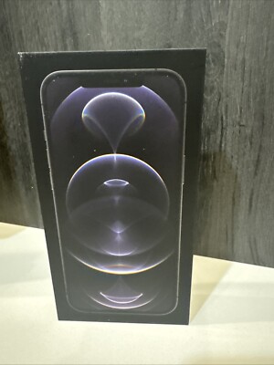 Apple iPhone 12 Pro Max Graphite...Box Only With Cable