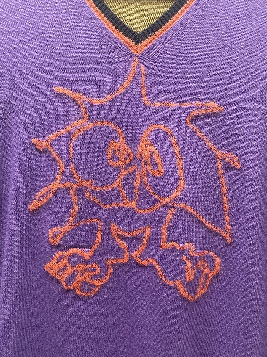 Marc Jacobs Heaven “Scribbly Friends” Sweater Vest Size XL