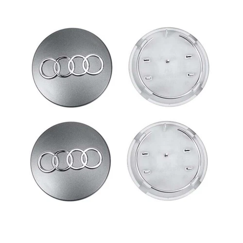 4X 60mm 61mm 68mm 69mm 4B0601170 Nabendeckel Felgendeckel Nabenkappen Schwarz - Bild 22 von 24