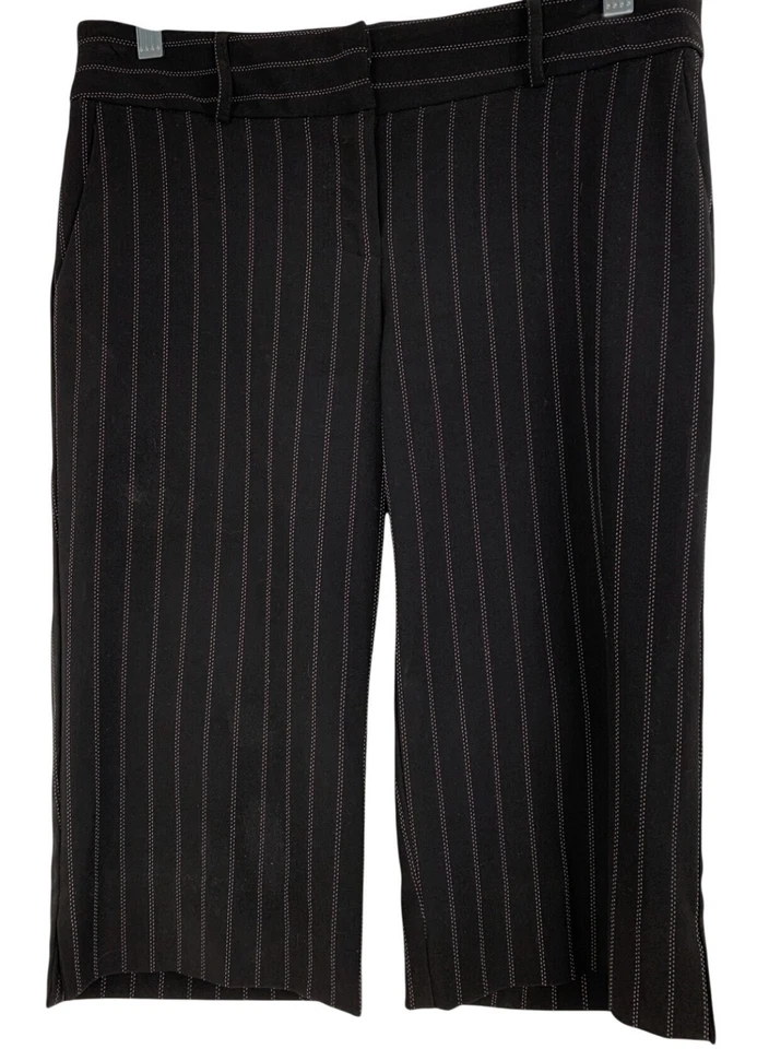 Новый с Ярлыками Белый дом черный рынок в тонкую полоску брюки шорты размер 4 черный LR RV10319 - Изображение 2 из 4