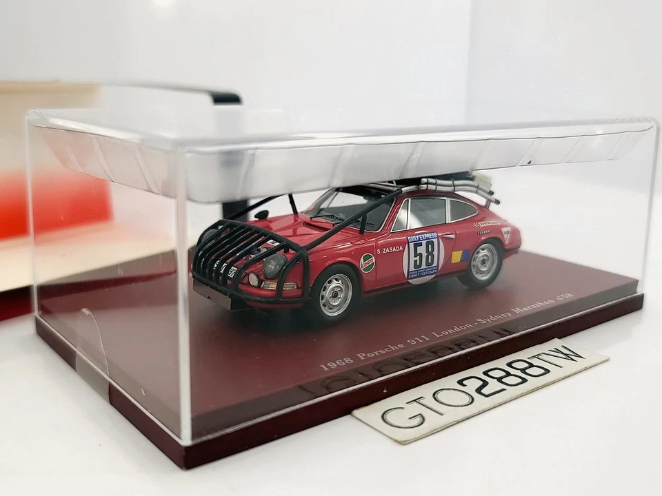 TrueScale TSM 1: 43 比例 1968 年保时捷 911 伦敦-悉尼马拉松赛 #58 TSM104307 — 第 2/4 张图片