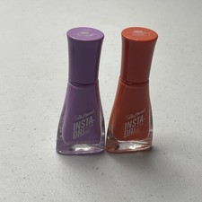 Sally Hansen Insta-Dri Nail Color Polish 460 TRAVELING LIGHT And 350 Clam
