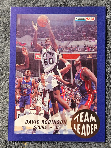 David Robinson #24 1992 Fleer Team Leaders card