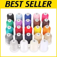 Mercerized Cotton Threads - 24 Colors