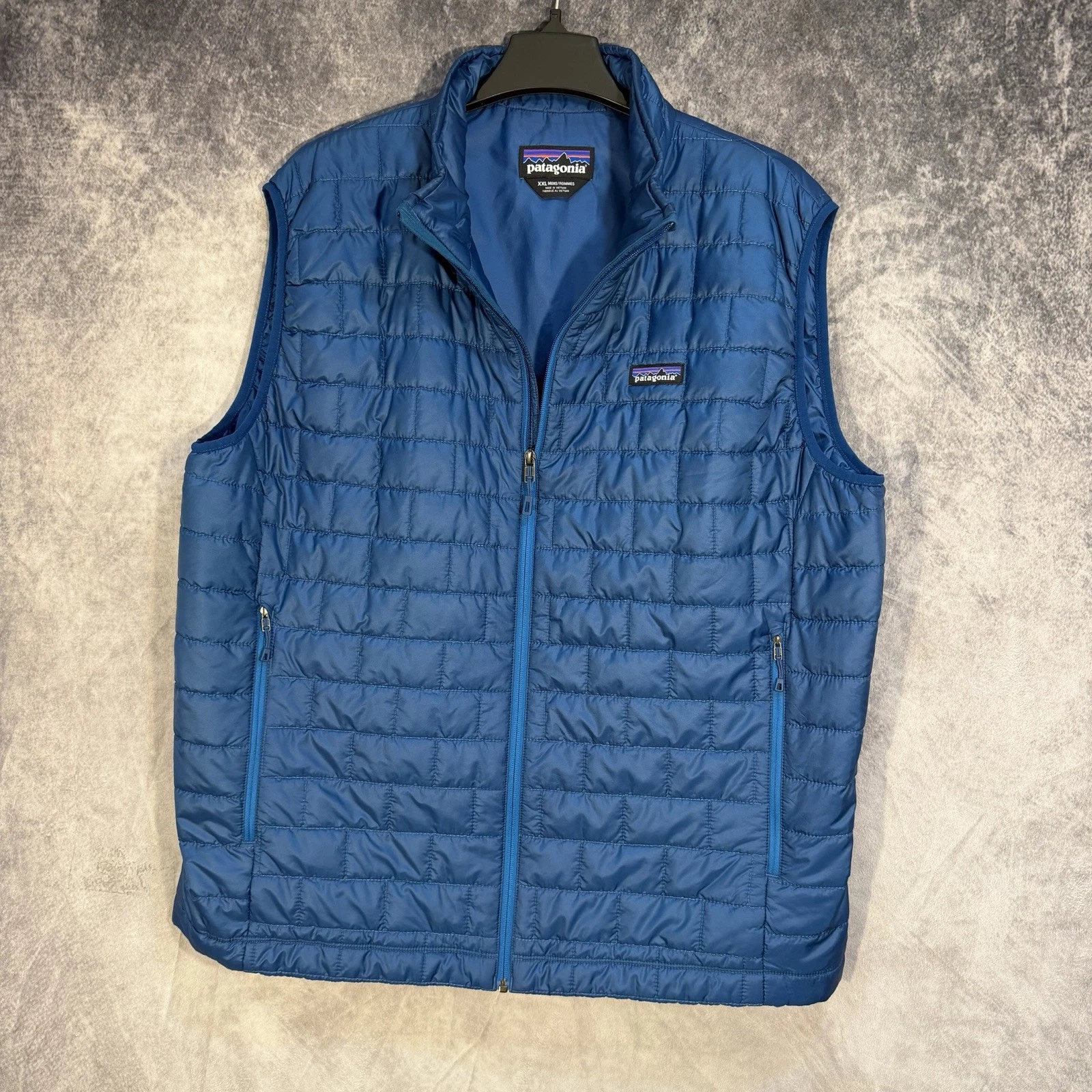 Patagonia Nano Puff Vest Mens Blue Insulated Full Zip Outdoor Hiking 2XL
Opens in a new window or ta