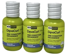 Deva Curl One Condition Decadence Ultra Rich Cream Conditioner 3 oz EA  (3 PACK)