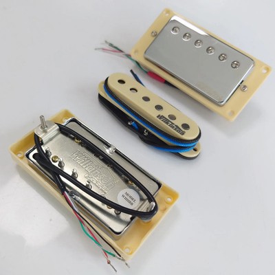 Wilkinson HSH Humbucker Pickup Alnico 5 Set 4C for L/P-Style Electric Guitar
