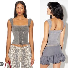 Lioness Palmer Corset in Washed Grey XS? see ...