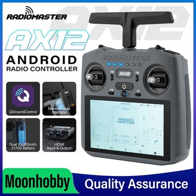 RadioMaster AX12 Android Radio Remote Controller 16CH X5 Hall Gimbal Transmitter
