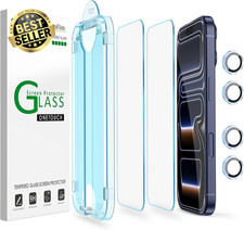 [2+4 Pack] iPhone 17 Pro Max 6.9" Screen & Camera Lens Protector – Full Coverage