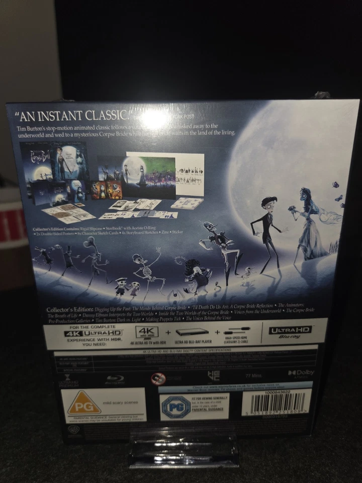 Tim Burton's Corpse Bride Steelbook Collector's Edition [PG] 4K UHD Box Set - Image 2 of 3
