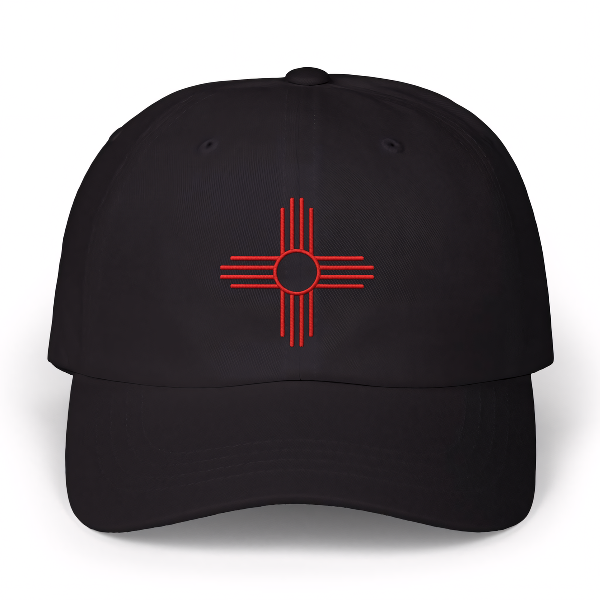 New Mexico Zia Sun Baseball Cap | Embroidered Southwest Style Dad