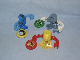 2001 McDonalds Lego Bionicle TOHUNGA - Promotional Toa Matoran Set + Rahi Comic
