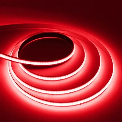 12V COB LED Strip 3/5/8mm Tape Lights Bedroom Kitchen Under Cabinet Home Decor - Image 1 of 4