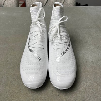 Under Armour UA Highlight 2 MC Knit 'White Metallic Silver' Cleats