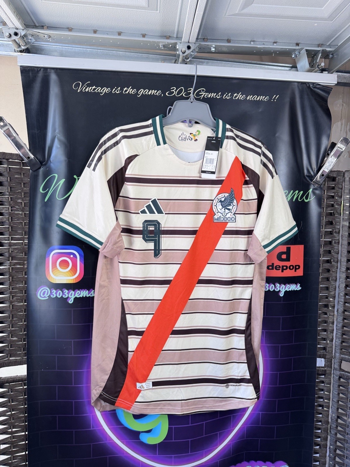 RARE adidas Mexico x El Chavo Del Ocho #9 Raul Jimenez Concept Soccer Jersey Kit