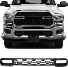 19-24 Dodge Ram 2500 3500 Front Bumper Lower Grille Black Wsensor Holes Tow