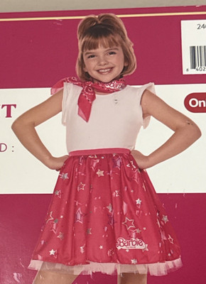 Barbie Western Tutu Kit Girls Size Large - XL Skirt & Bandana Halloween New
